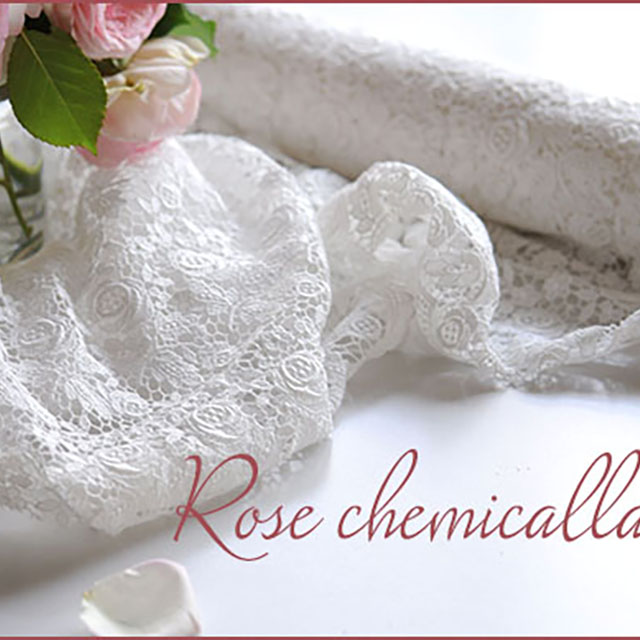 ローズケミカルレース生地