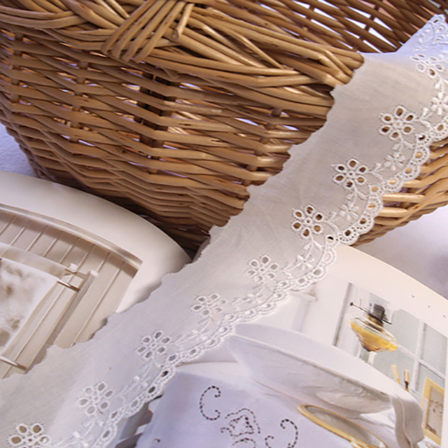 きれいなスカラップのレース