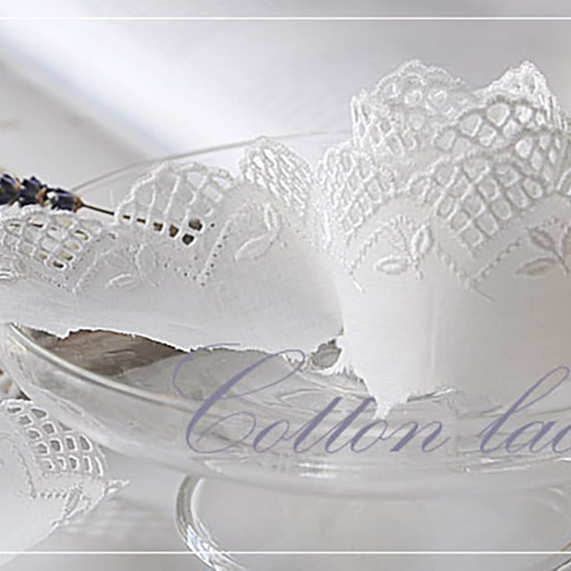 素敵なカットワークのレース