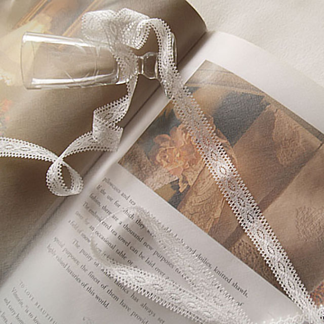 美しい12mm幅のトーションレース